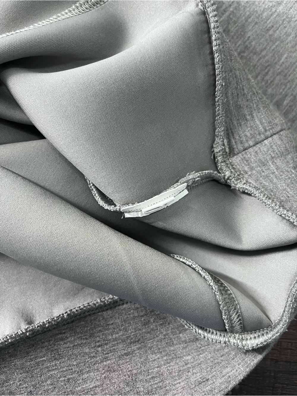 SPANX Light Gray  AirEssentials Half Zip Sweatshirt Large - Picture 9 of 13